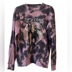 Fleetwood Mac Rumours Graphic Tie-Dye Sweater Size Large